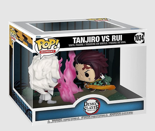 Funko Pop! Moment: Demon Slayer- Tanjiro Vs. Rui