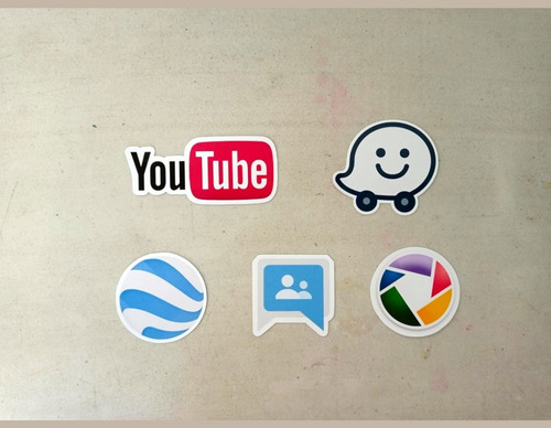 Imagen 5 de 5 de Pack De 20 Stickers Iconos Google (p007)