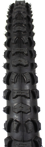 Neumático Kenda K816 con llanta de 26 x 1.95 pulgadas con banda amarilla y cable para bicicleta, color negro