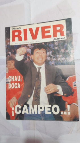 Revista Mundo Riverplatense 2 - 2 Diciembre 1991 
