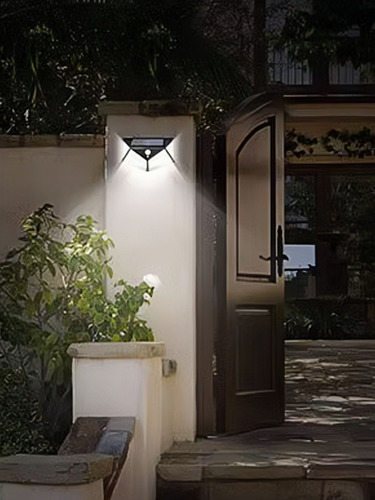 1pcs,lámpara Luz De Pared Solar Led Sensor De Movimiento