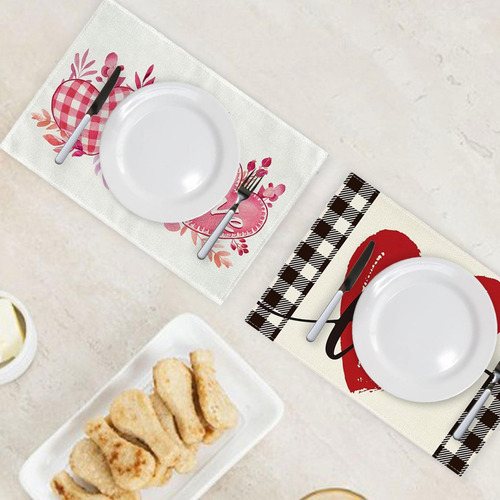 4x Manteles Individuales Para Fiestas, Manteles Para Cena,