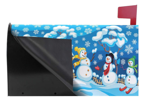 Invierno Snowman Magnetic Boxbox Cover Holiday Holiday Con C