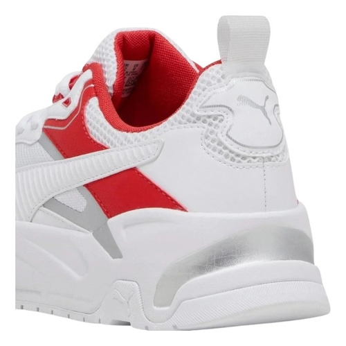 Tenis Puma Ferrari Scuderia Trinity Color Blanco/rojo Para Hombre - Original / Nuevo