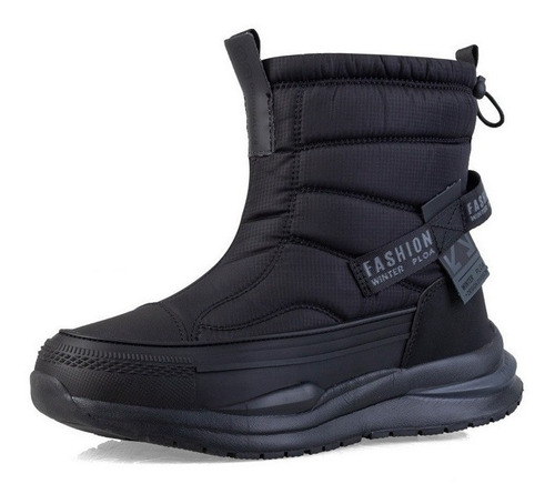 Botas De Nieve De Invierno De Terciopelo Grueso Para Mujer