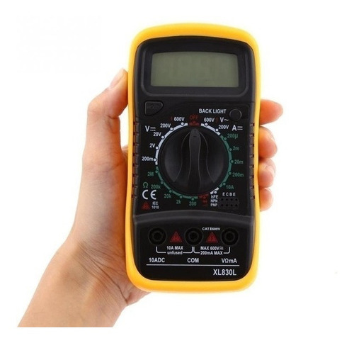 Imagem 8 de 12 de Multímetro Digital Profissional Multi Teste Portatil Xl830l