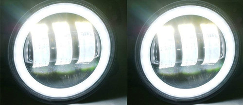 Faros Niebla Led Aro Angel Blanco Se Puede Adaptar En Chevrolet Spark 2011 2012 2013 2014 2015 2016 2017