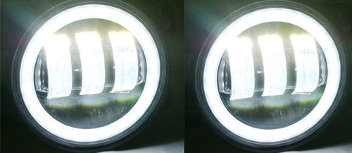 Faros Niebla Led Aro Angel Blanco Se Puede Adaptar En Ford Ecosport 2004 2005 2006 2007