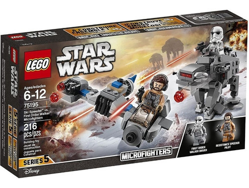 Lego Star Wars 75195 Microfighters Ski Speeder Vs Walker 12 veces número de piezas 216