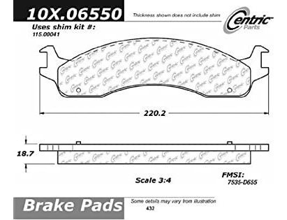 Pastillas Freno Delanteras Ford F250 F350 1995-2003