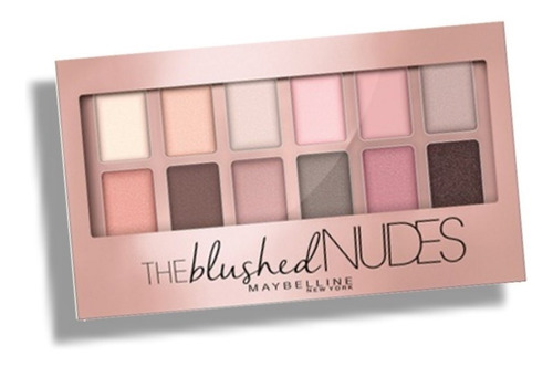 Paleta De Sombras Maquillaje Maybelline The Blushed Nudes