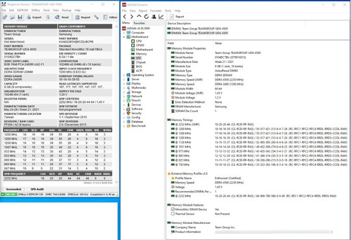 Ddr4 Teamgroup Xtreem 16gb 2x8 4500mhz B-die (Usado)