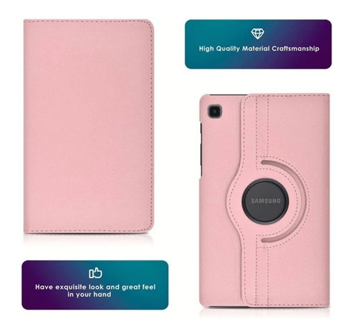 Case Flip 360° + Mica Vidrio 9h Samsung Tab A8 10.5 Sm-x200