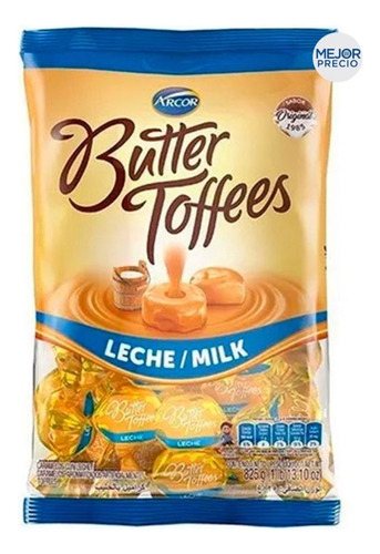 Caramelo Butter Toffes Bolsa De 822 Gr, Leche