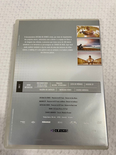 Cidade De Deus - Fernando Meirelles - Dvd Com Cenas Extras