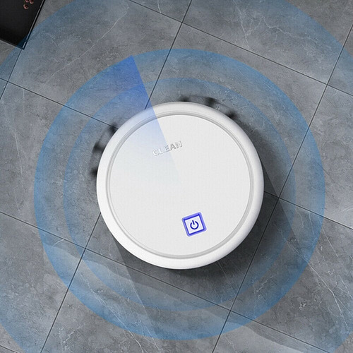 Robot Aspiradora Vacuum Cleaner Es23 Automática Recargable Color Blanco