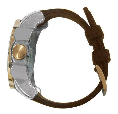 Relógio Pulso Everlast Masculino Calendário Marrom E523