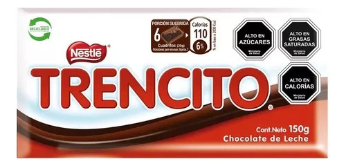 Chocolate De Leche Trencito® Barra 150g