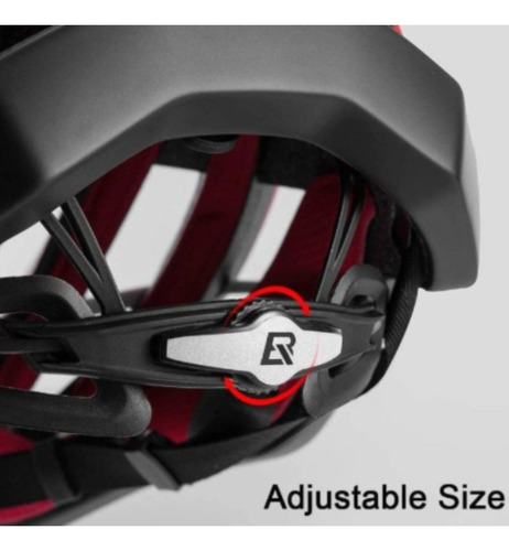 Casco Ciclismo Rockbros Modelo Hc58 Cierre Magnetico Blanco L