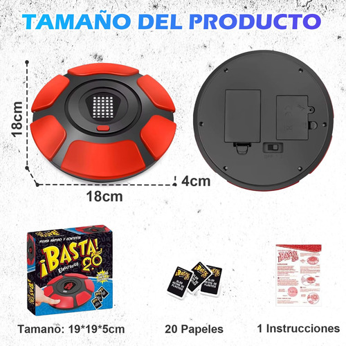 Basta Juego De Mesa Electrónico 2.0, Juego De Mesa Familiar