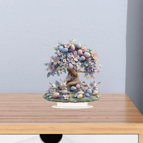 Huevos De Pascua Decoración De Conejo Mesa 2d Estilo A