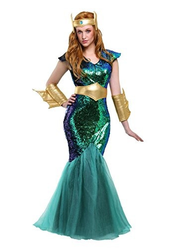 Disfraz De Sirena De Mar Y Talla Grande Para Mujer 2x