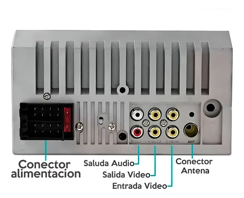 Radio Carro Bluetooth Seisa Tactil Camara Usb Pantalla 7 In