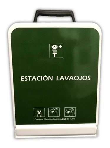 Imagen 1 de 7 de Gabinete Estación Lavaojos 2 Botellas (sin Solución)