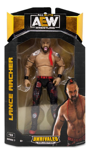 Lance Archer Aew Unrivaled Series 7 #53 Jazwares 6.5 Pulg.