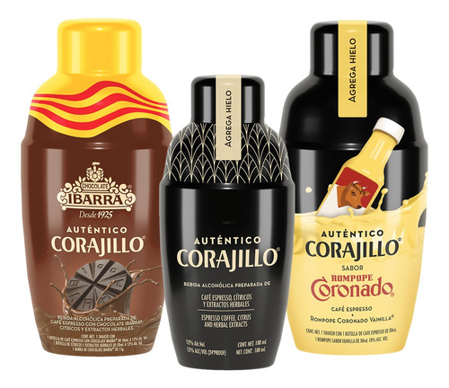 Auténtico Corajillo + Corajillo Coronado + Corajillo Ibarra