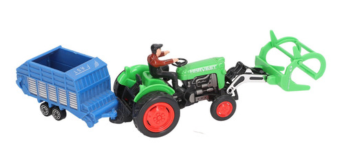 Kit De Tractores Y Juguetes Modelo 1:48 De Vehículo Agrícola