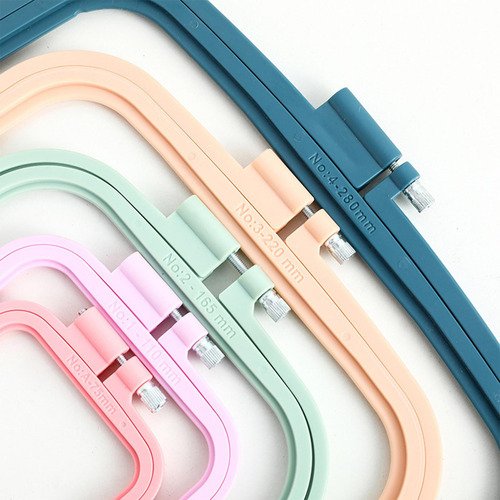 2 Juego De Aros Para Artesanía En Colores Suaves 2 Piezas