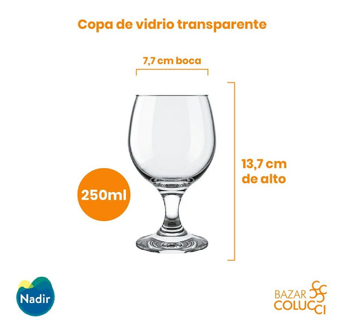X6 Copa Vino Gallant, Nadir - Bazar Colucci