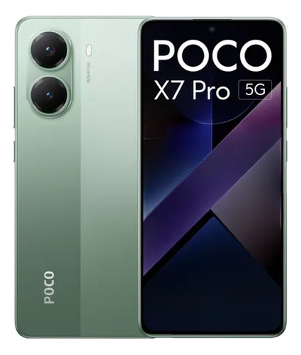 Xiaomi Poco X7 512gb 12gb Ram Color Plateado Verde Claro