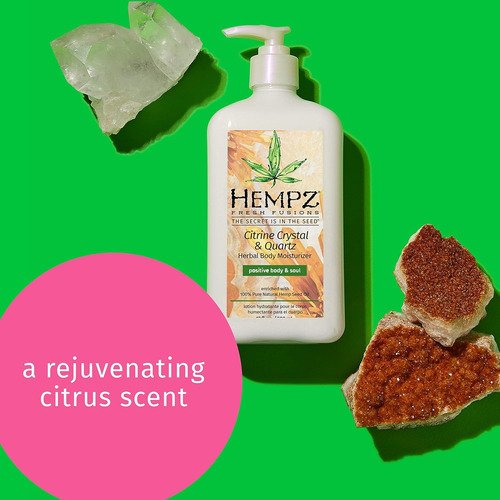 Crema Corporal Hempz Citrine Crystal & Quartz 66ml Citrino