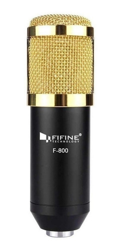 Imagen 5 de 10 de Microfono Condenser Fifine F-800 Estudio Con Pie De Mesa