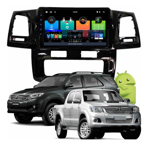 Kit Central Multimidia Etios Hilux 06 07 08 09 10 11 Dvd Gps