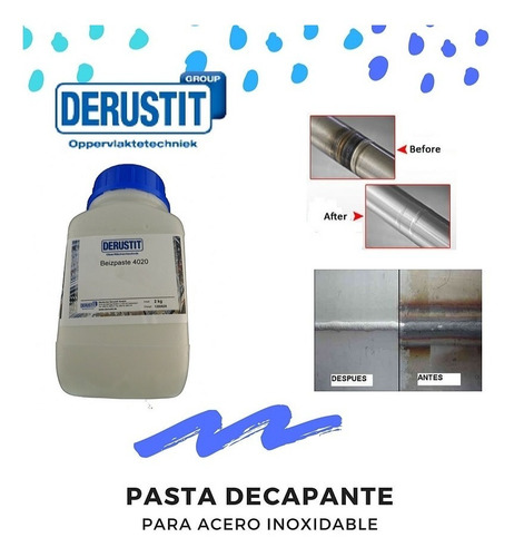 Pasta Gel Decapante Limpia Soldadura Acero Inoxidable Ácido