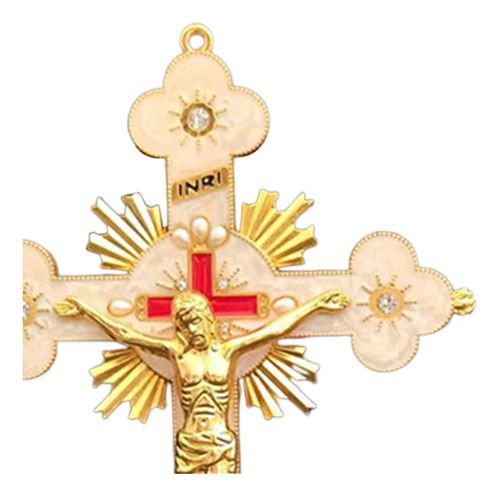 Crucifijo De Pie Jesús En Estatua Cruz De Mesa Para Altar
