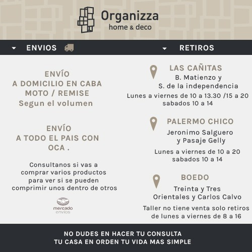Imagen 7 de 7 de Canasto Chico Blanco Suecia 100 % Reciclado Organizza