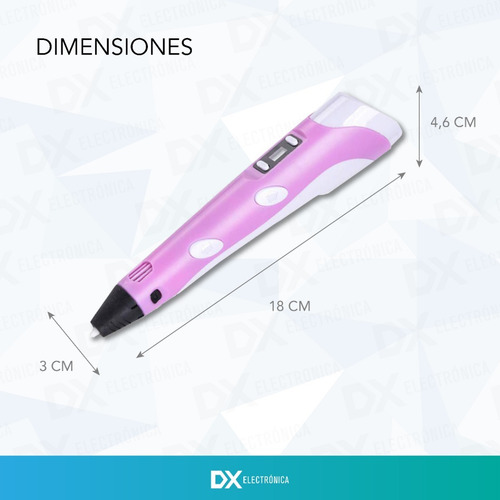 Lapiz 3d Impresora Lapicera Lcd Base + Filamentos Display