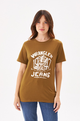 Remera Mujer Wrangler Horse Ss