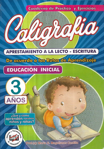 Caligrafía Práctica Ejercicios 3 Años / Magallanes Castilla
