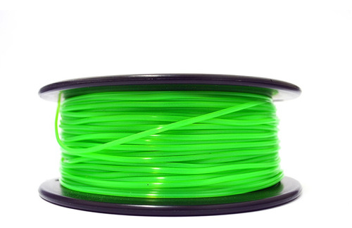 Filamento Abs 500g 3d 3mm Prusa I3 Lapiz-fluo-verde