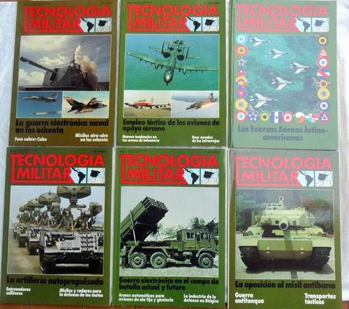 Tecnología Militar 1983 Lote X 6 Revistas