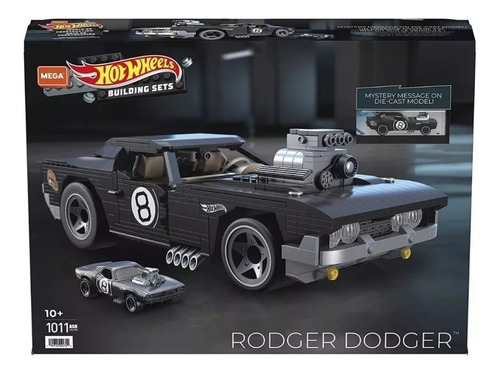 Juguete Mega Construx Hot Wheels Collector Rodger Dodger