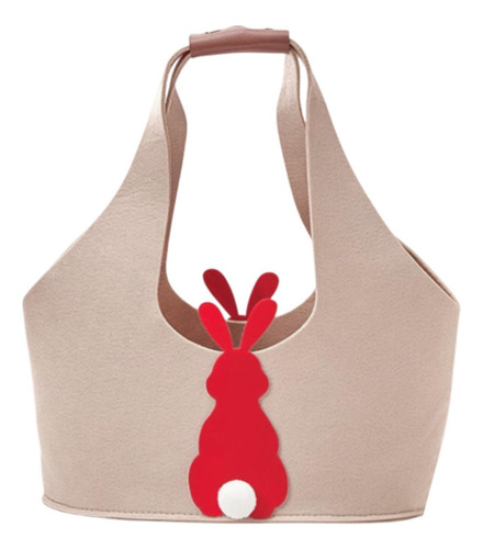 Bolsa De Huevo De Pascua, Cesta De Huevo Reutilizable Caqui