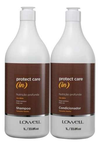  Kit Shampoo E Condicionador Lowell Protect Care In Grande