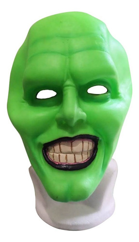 Máscara Del Personaje La Máscara Película Color Verde