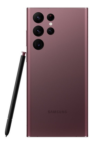 Imagen 2 de 8 de Samsung Galaxy S22 Ultra (Snapdragon) 5G Dual SIM 256 GB burgundy 12 GB RAM